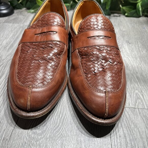 Allen Edmonds Foley Shoes Men 11.5 3E Brown Leather Penny Loafer main image 7